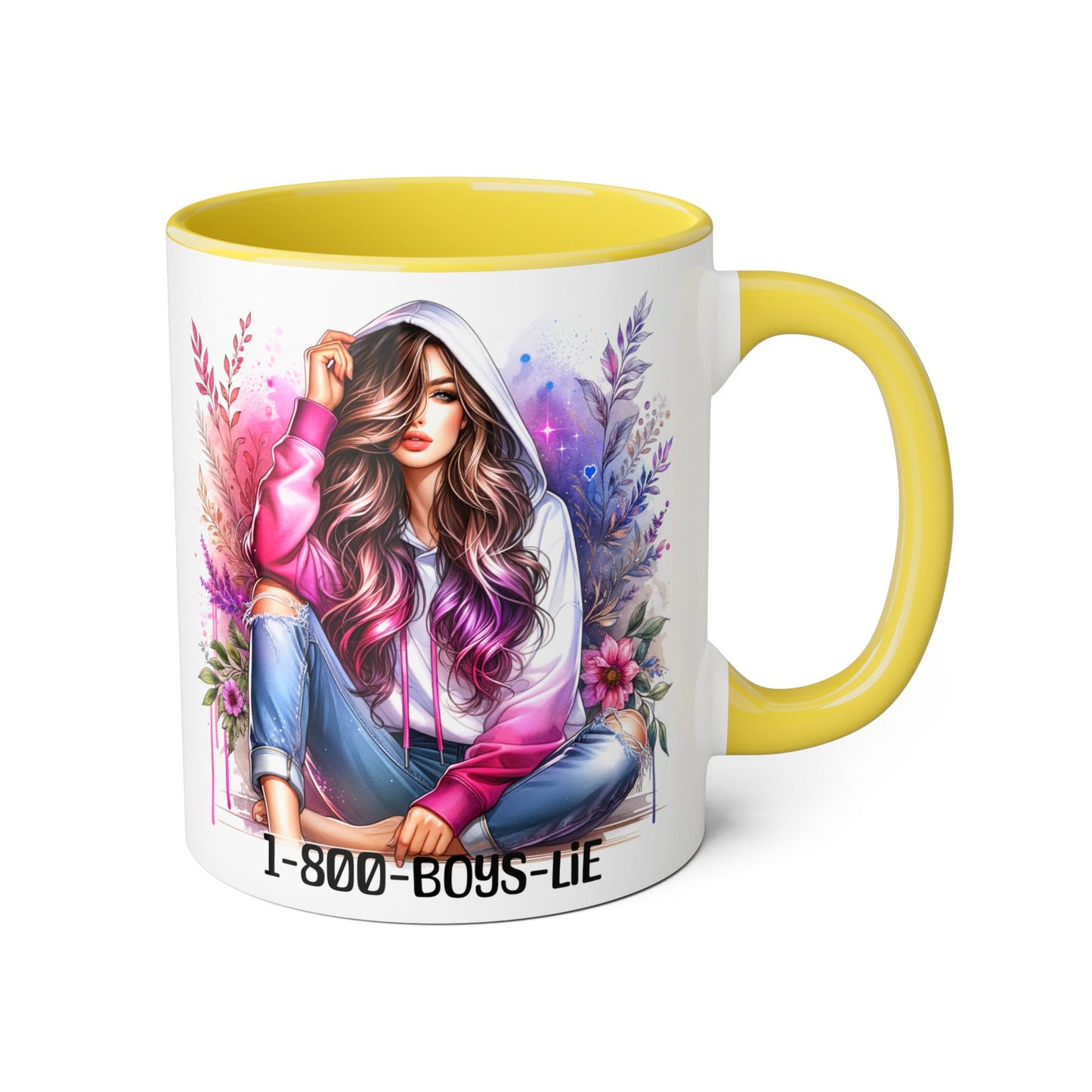 Stylish Accent Mug, 1-800-BOYS-DIE, Trendy Gift for Coffee Lovers, Aesthetic Drinkware for Home/Office, Perfect for Birthdays and [...]