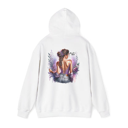 Thank U, Next Boho Goddess Unisex Hoodie, Cozy Sweatshirt, Creative Gift, Relaxed Fashion, Spiritual Style, Casual Layering