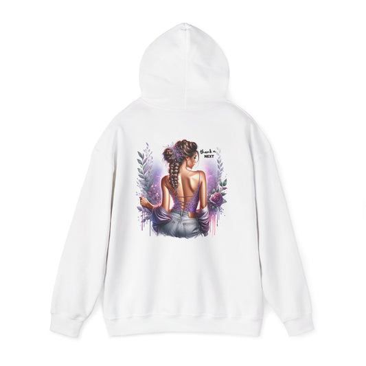 Thank U, Next Boho Goddess Unisex Hoodie, Cozy Sweatshirt, Creative Gift, Relaxed Fashion, Spiritual Style, Casual Layering