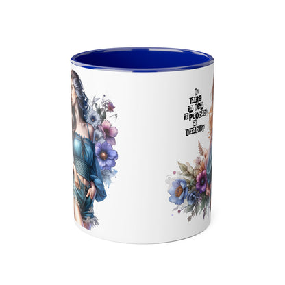 Funny Accent Mug - My Taste in Men is Probably a Disability Humor 11oz Cup
