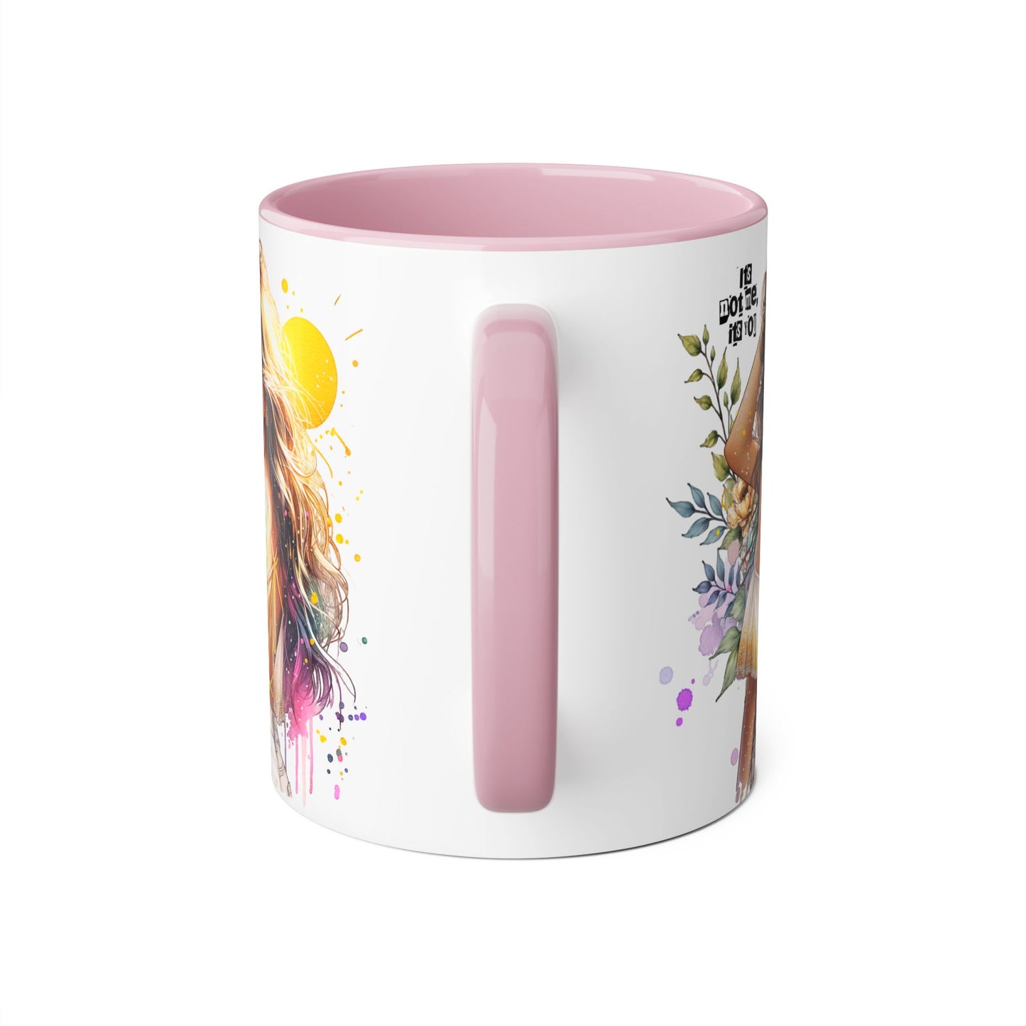 It's Not Me, It's You Humoristic Bohemian Accent Mug, 11oz - Perfect Gift for Art Lovers, Coffee Enthusiasts, Home Decor, Birthday Presents, Inspirational Design