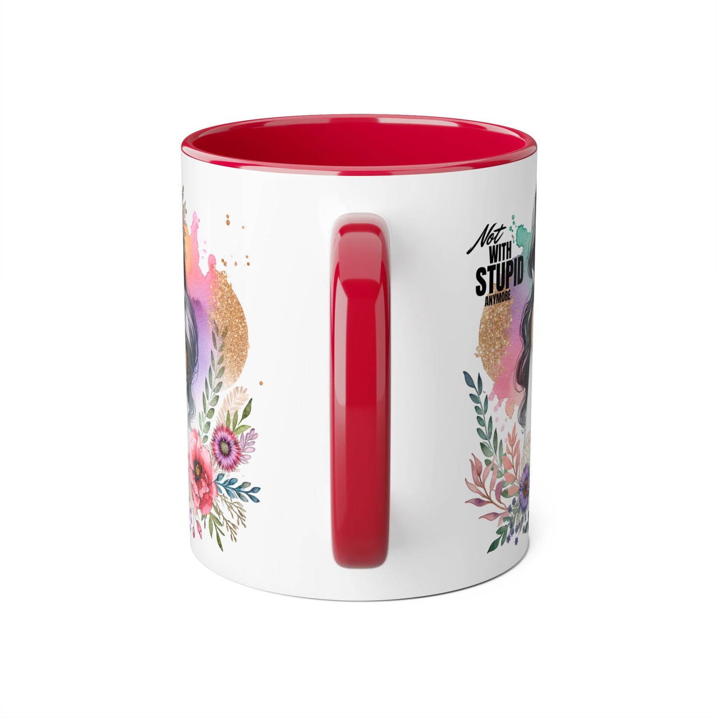 Mug - Not With Stupid Anymore Humoristic 11oz Accent Mug