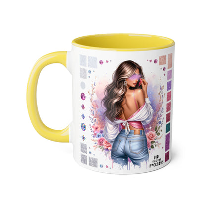 Funny Accent Mug - No Time For F*boys 11oz