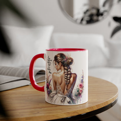 I Was Married Before But I'm Better Now Humoristic Chic Inspirational Accent Mugs, Motivational Gifts for Her, Flower Decor Coffee Cups, Unique Wedding or Bridal Shower Present, [...]