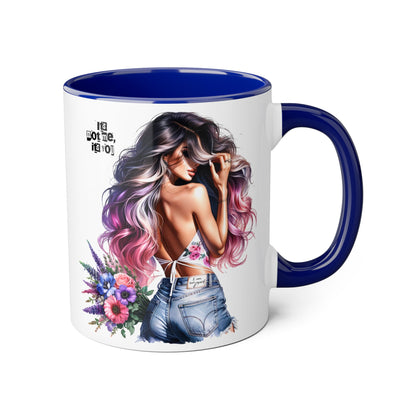 It's Not Me, It's You Humoristic Styled Floral Accent Mug - Perfect Gift for Her, Coffee Lover, Mother’s Day, Birthday, Home Decor, Personalized Tea Cup