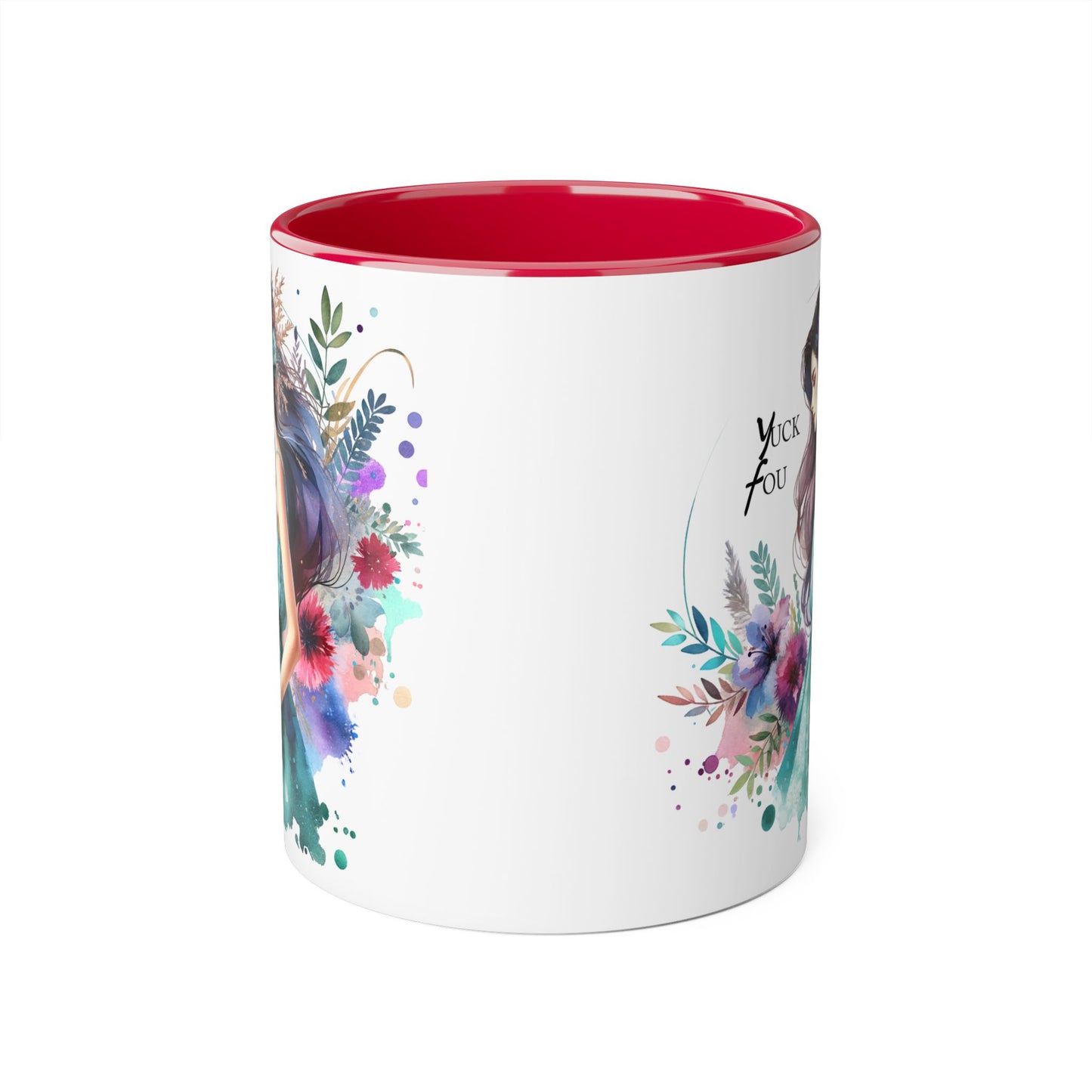 Yuck Fou Artistic Accent Mug with Floral Design, Unique Gift for Coffee Lovers, Birthday Gift, Home Decor, Self-Care Essentials, Inspirational [...]