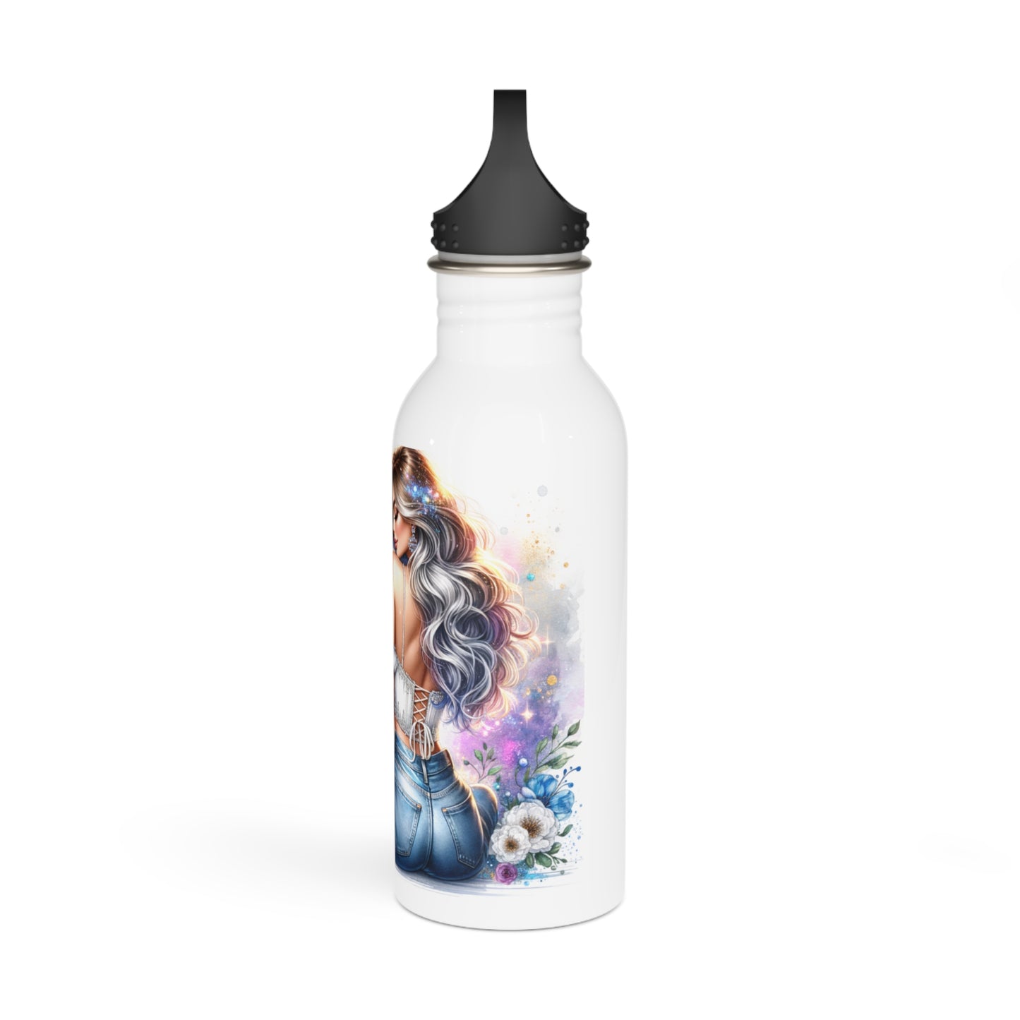 Inspirational Stainless Steel Water Bottle - "I Am My Own Happily Ever After " Design