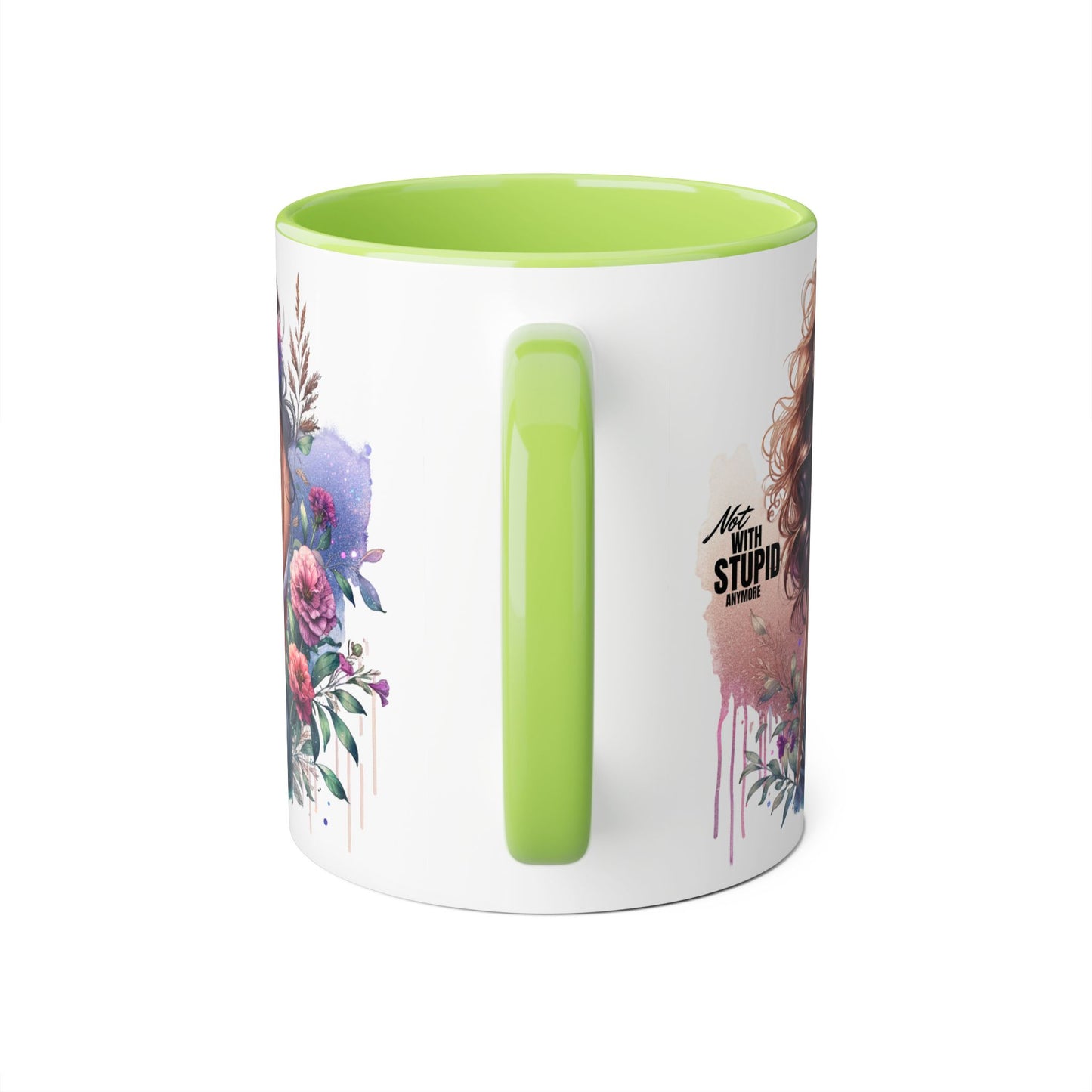 Mug - Not With Stupid Anymore Humoristic 11oz Accent Mug