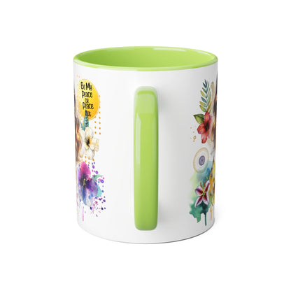 Mug - Be My Peace or Peace Out Accent Mug 11oz
