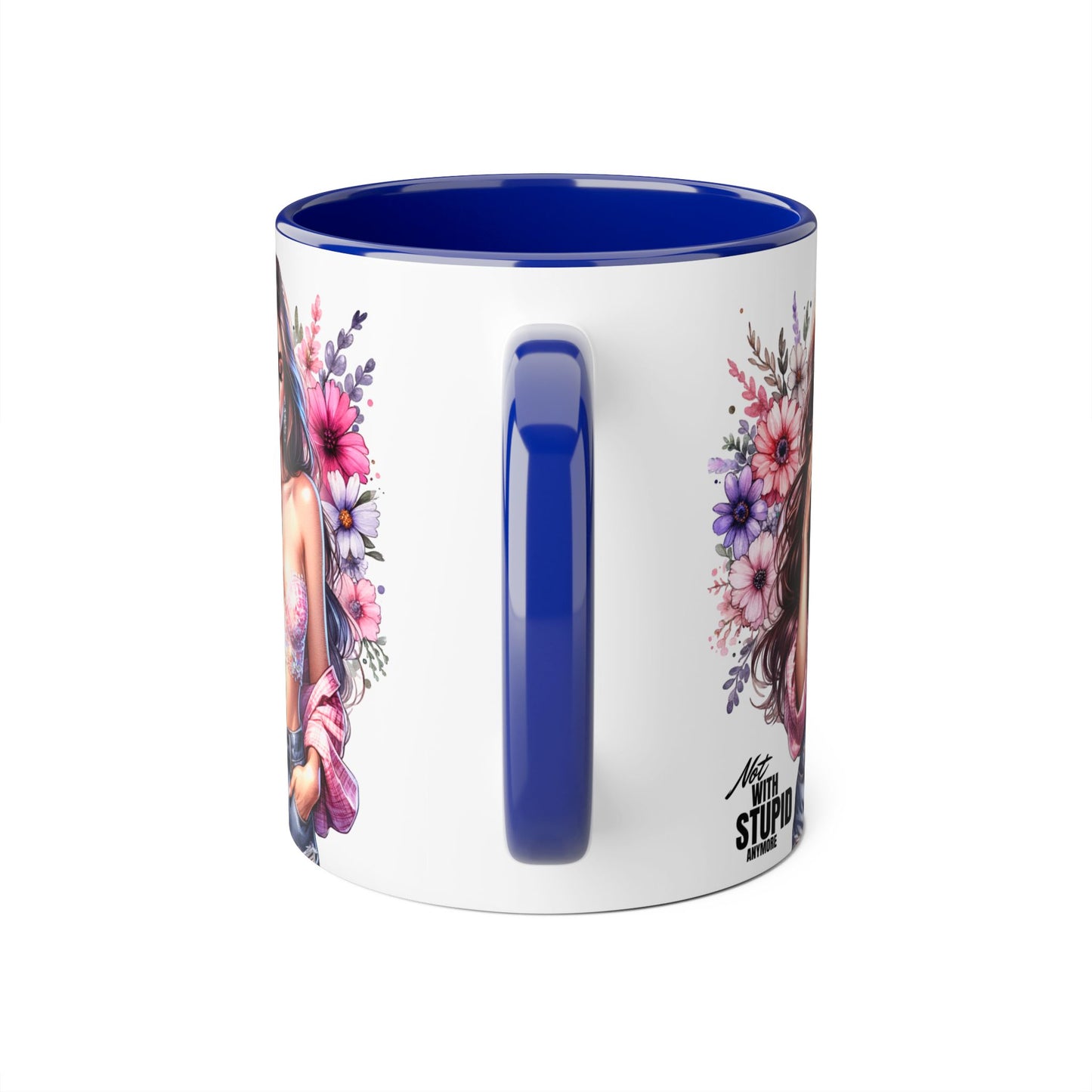 Mug - Not With Stupid Anymore Humoristic 11oz Accent Mug