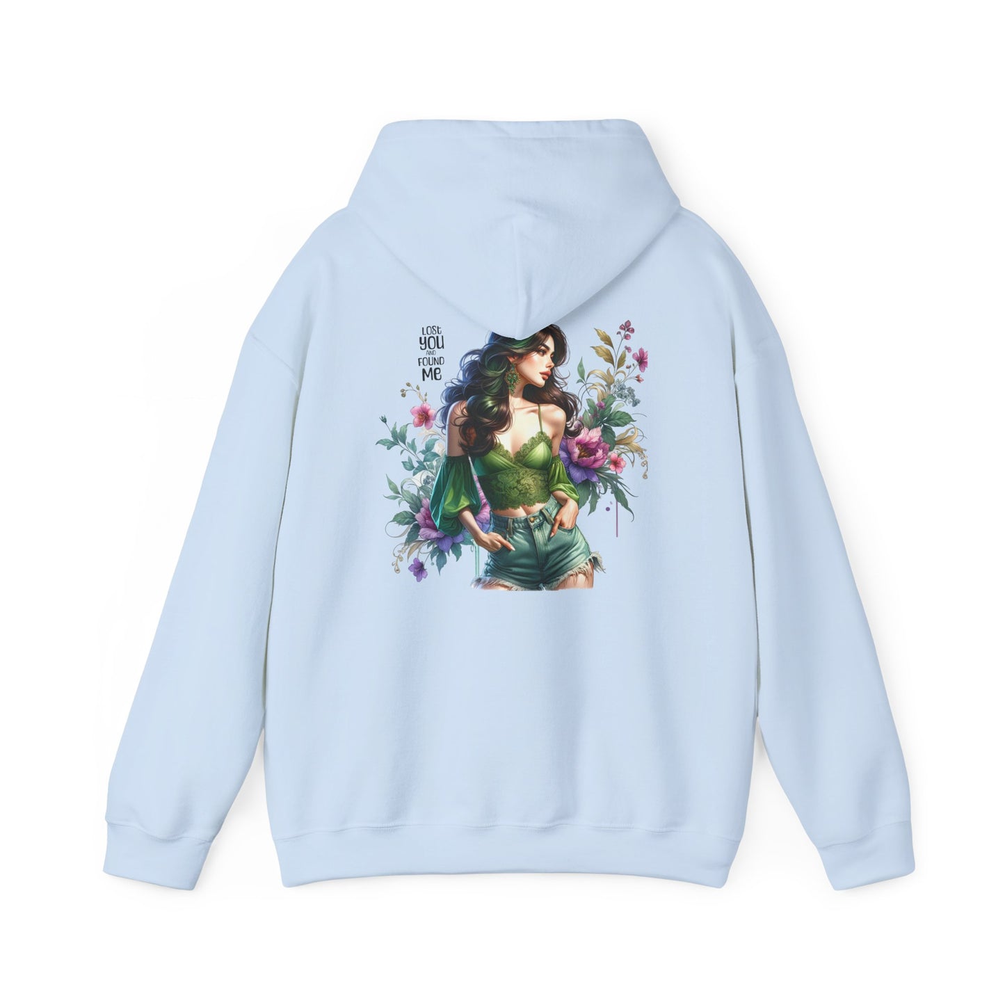 Breakup Hoodie - Unisex Hooded Sweatshirt Lost You and Found Me Design