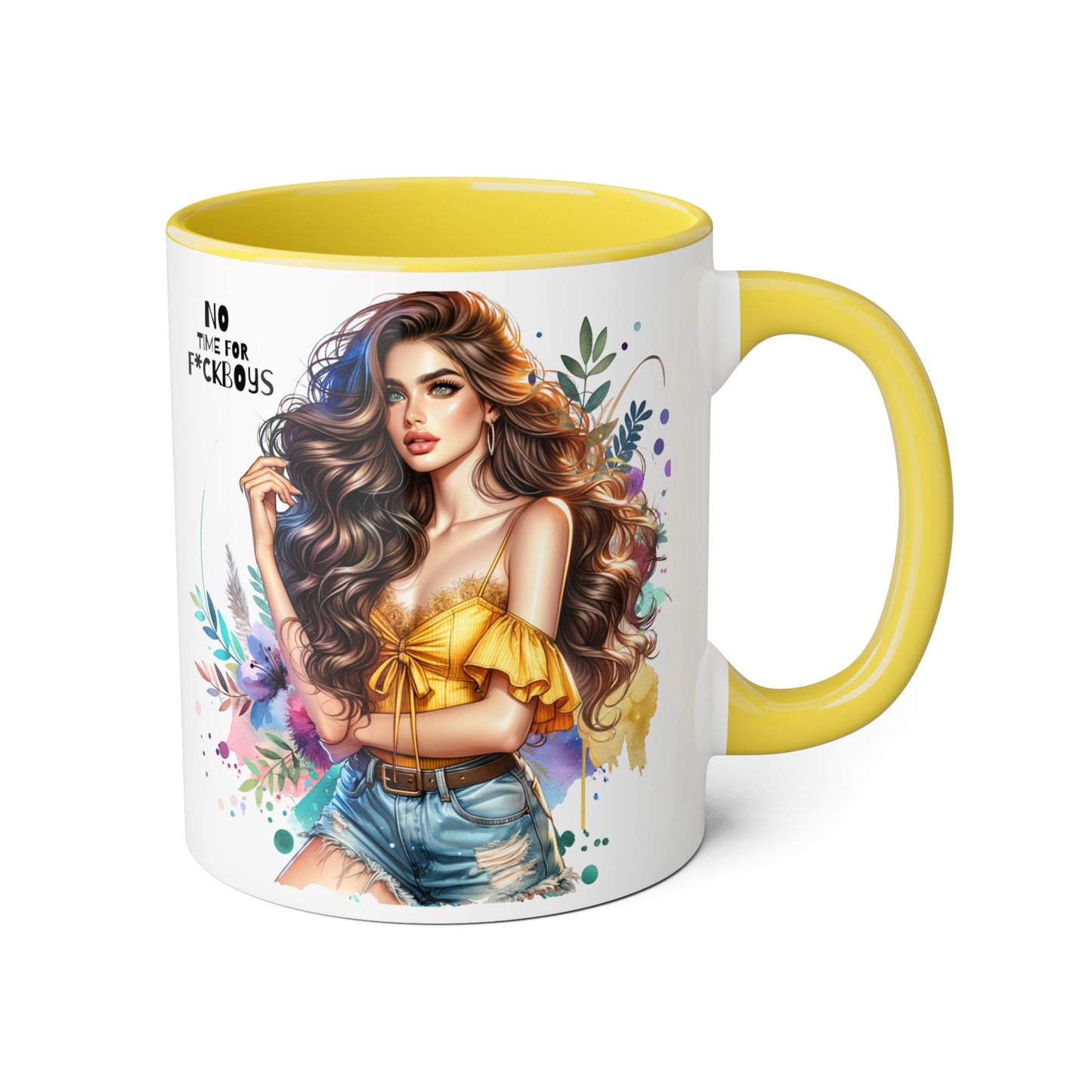 Funny Accent Mug - No Time For F*boys 11oz