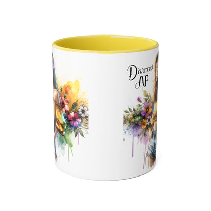 Empowering Divorced AF Accent Mug | Inspirational Coffee Cup for Fostering Positivity, Self-Care, Gifts for Newly Divorced, [...]