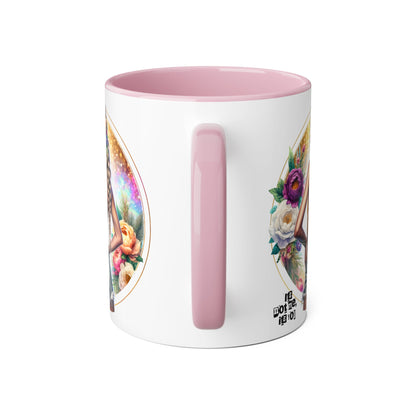 It's Not Me, It's You Humoristic Beautiful Floral Accent Mugs - Unique Coffee Cup for Art Lovers, Perfect Gift for Home Decor, Birthday, or Wedding