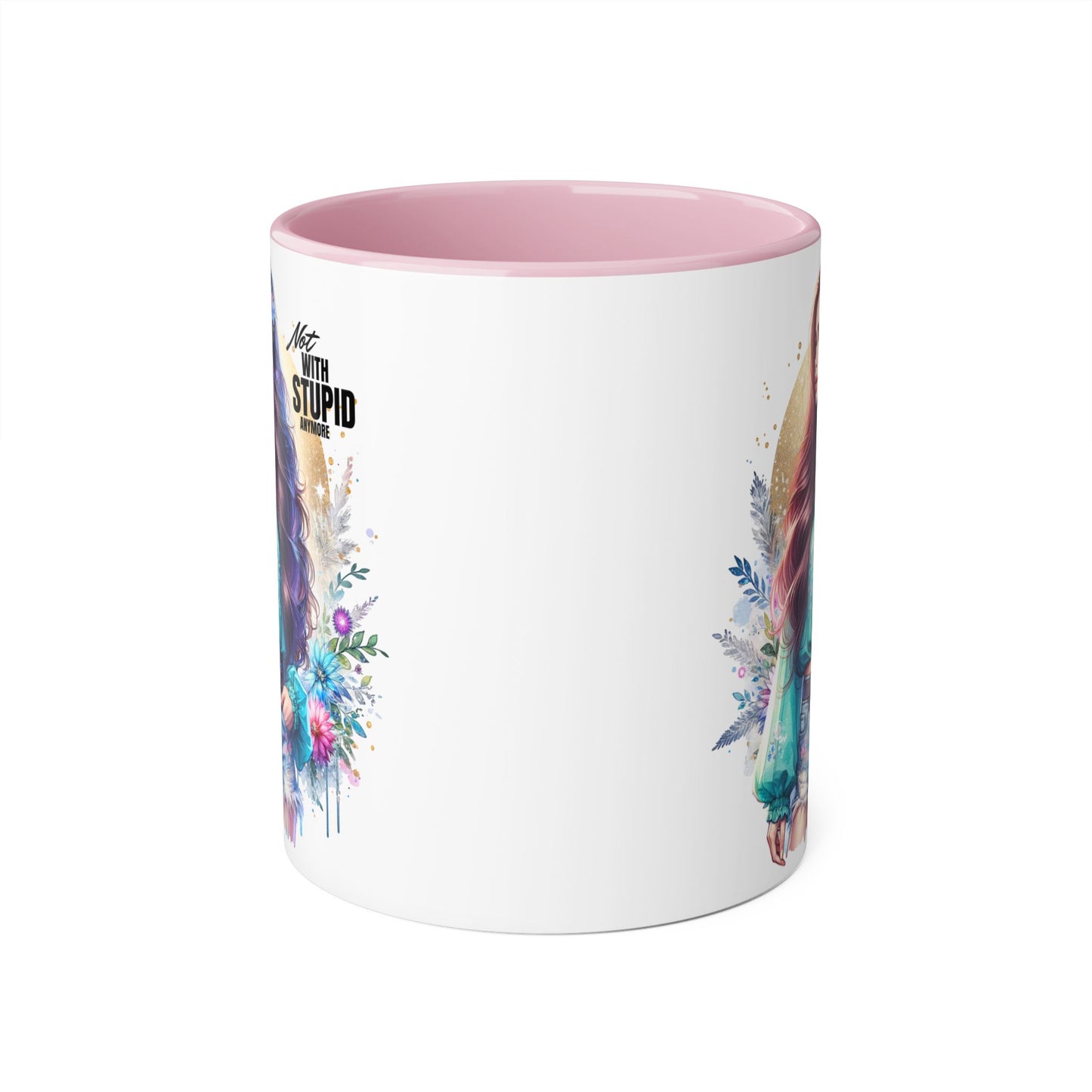 Mug - Not With Stupid Anymore Humoristic 11oz Accent Mug