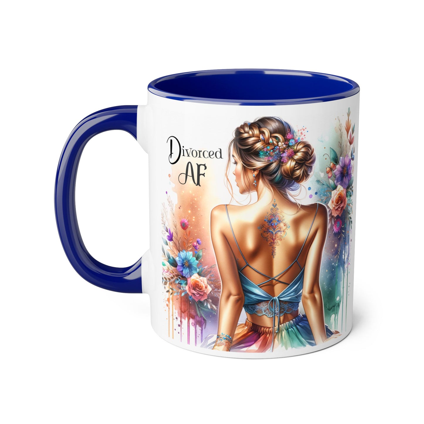 Divorced AF Accent Mug