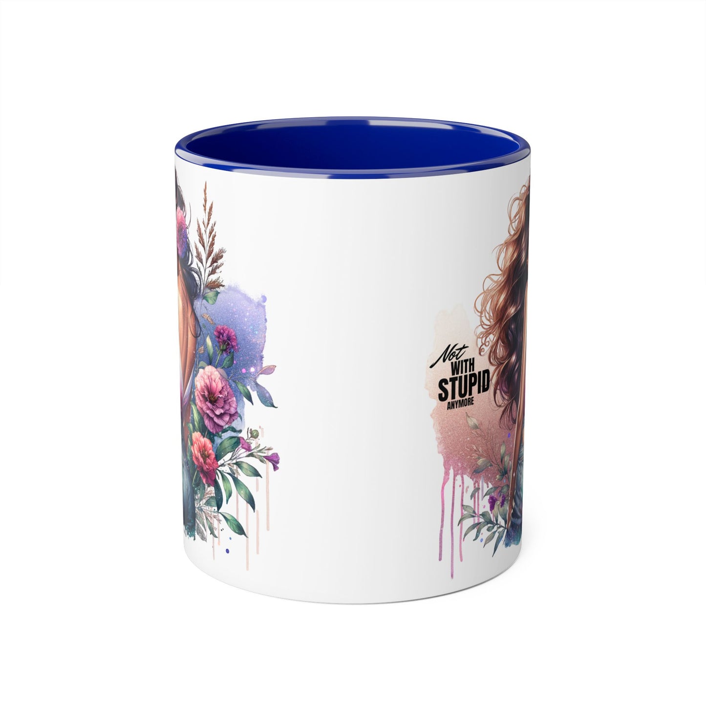 Mug - Not With Stupid Anymore Humoristic 11oz Accent Mug
