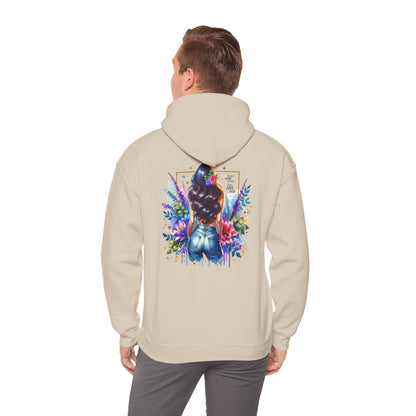 I Don`t Make Mistakes, I Just Date Them Colorful Floral Back Design Hooded Sweatshirt, Cozy Unisex Hoodie, Graphic Sweatshirt, Gift for Her, Stylish Casual Wear