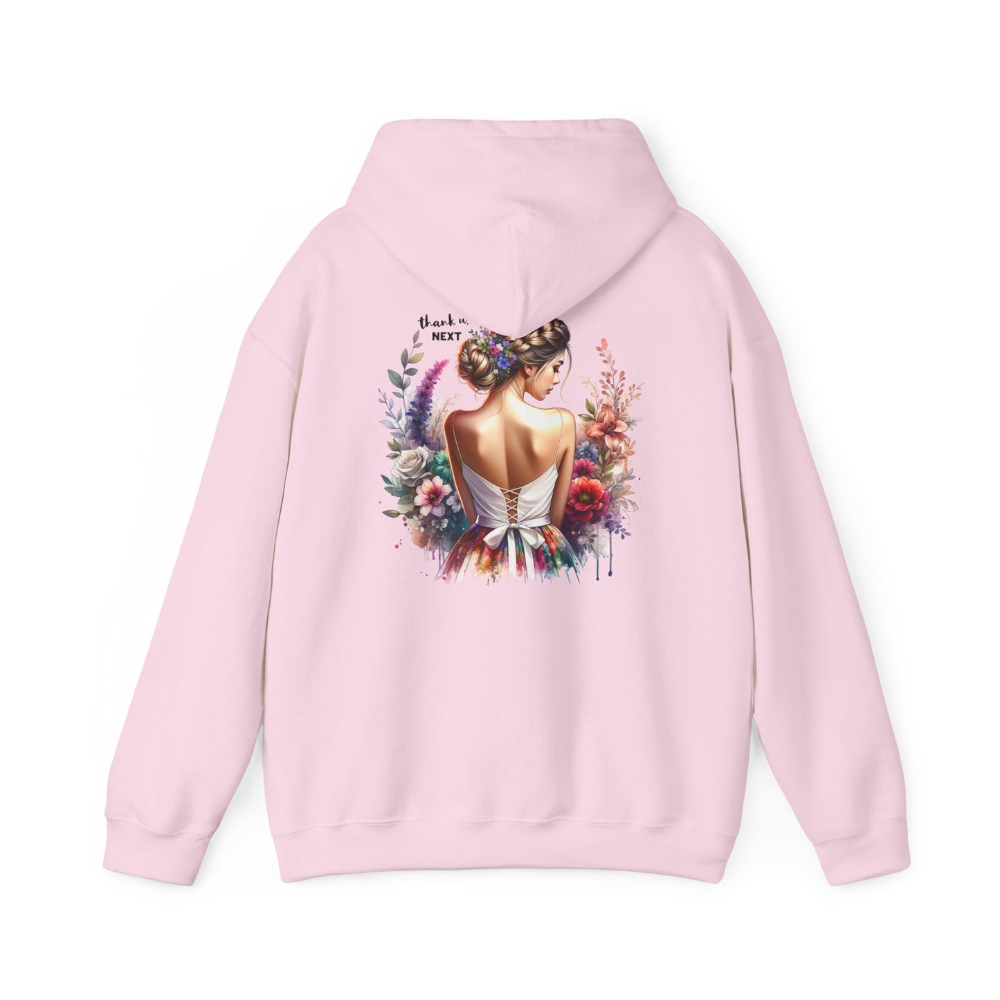 Thank U, Next Elegant Floral Hoodie for Women - Cozy Unisex Sweatshirt for Everyday Wear, Gift for Her, Art-Inspired Sweatshirt, Fashionable [...]