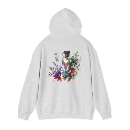 I Don`t  Make Mistakes, I Just Date Them Whimsical Floral Sweatshirt, Unisex Hoodie, Cozy Apparel, Gift for Her, Casual Wear, Spring Fashion