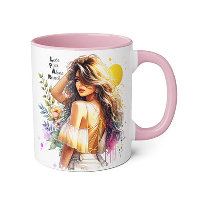 Bohemian Accent Mug - Inspirational Coffee Cup for Dreamers, Perfect Gift for Her, Home Decor, Unique Coffee Mug