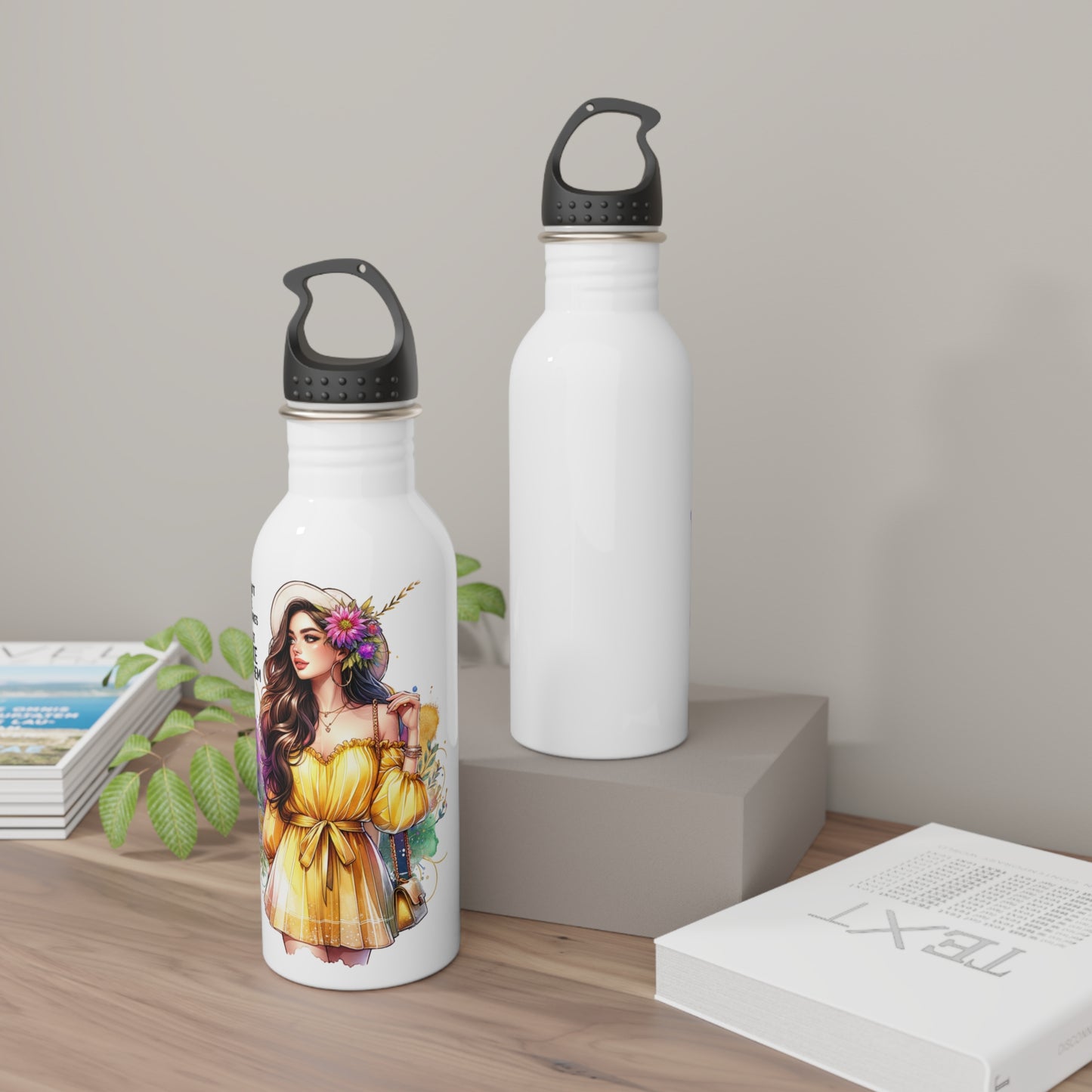 I Don't Make Mistakes, I Date Them Chic Traveling Water Bottle with Inspirational Quote, Reusable for Fitness, Outdoor Adventures, Gym, Eco-Friendly Gift for Her