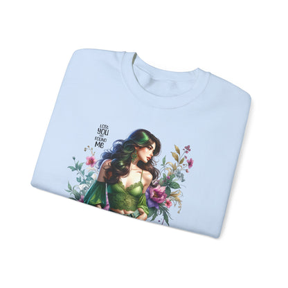 Lost You And Found Me Bohemian Floral Sweatshirt: Perfect for Cozy Days, Gift for Her, Casual Wear, Spring Fashion, Friendship Gift