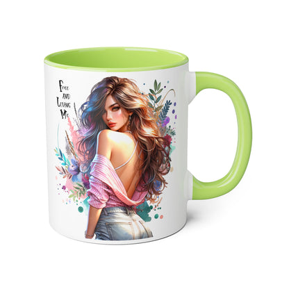 Artistic Floral Accent Mug for Coffee Lovers, Unique Gift for Birthdays, Inspirational Home Decor, Perfect for Tea and Coffee, [...]