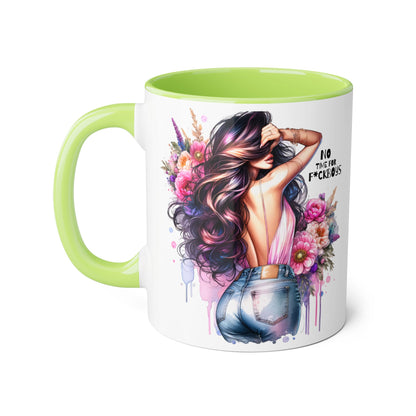 Funny Accent Mug - No Time For F*boys 11oz