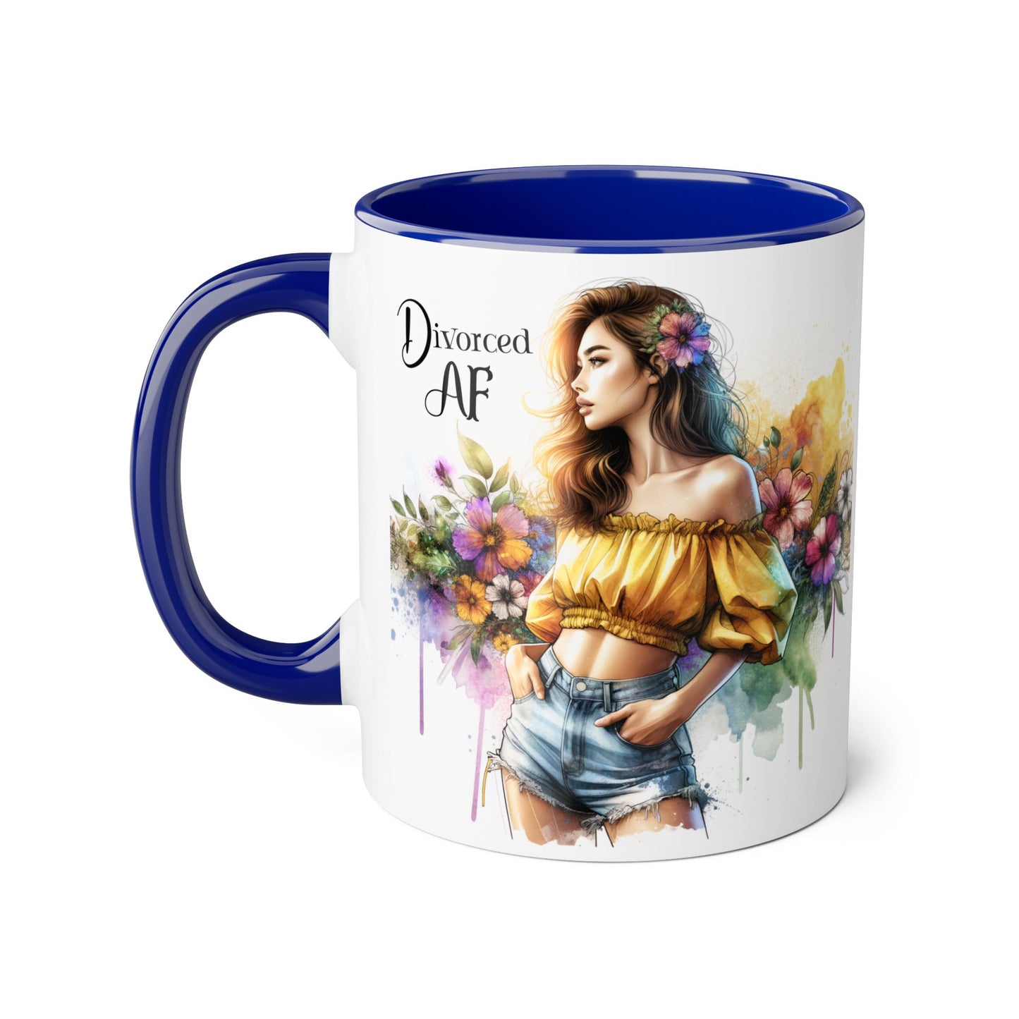 Empowering Divorced AF Accent Mug | Inspirational Coffee Cup for Fostering Positivity, Self-Care, Gifts for Newly Divorced, [...]