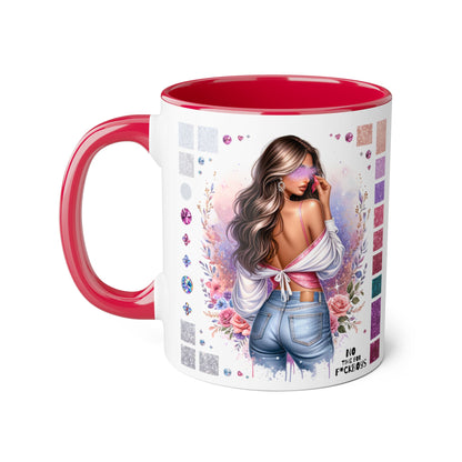 Funny Accent Mug - No Time For F*boys 11oz