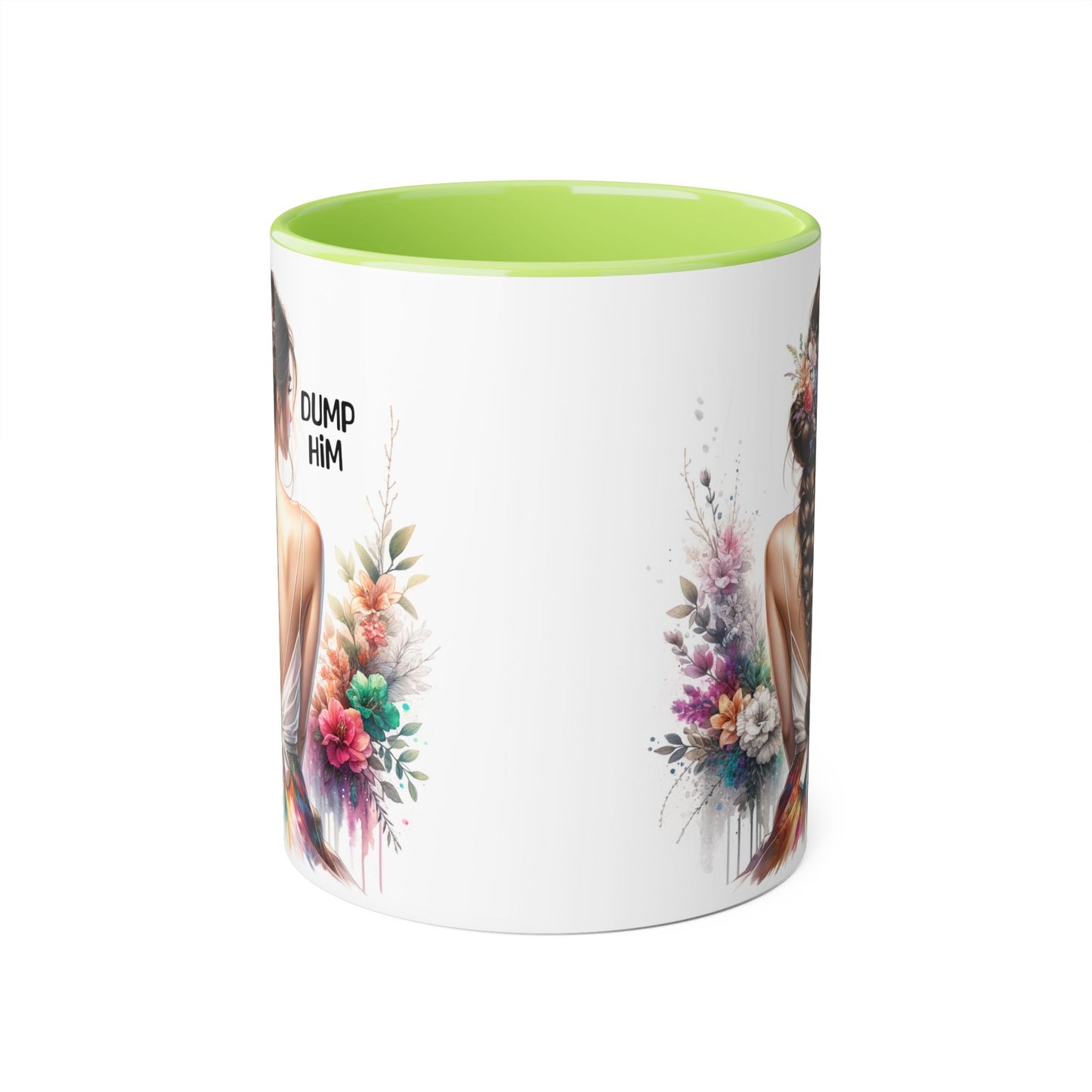 Dump Him Accent Mug