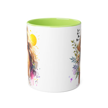 Bohemian Accent Mug - Inspirational Coffee Cup for Dreamers, Perfect Gift for Her, Home Decor, Unique Coffee Mug