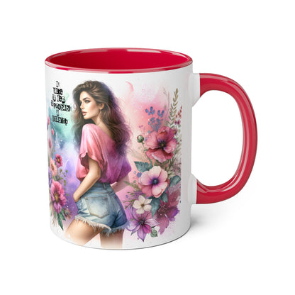 Funny Accent Mug - My Taste in Men is Probably a Disability Humor 11oz Cup