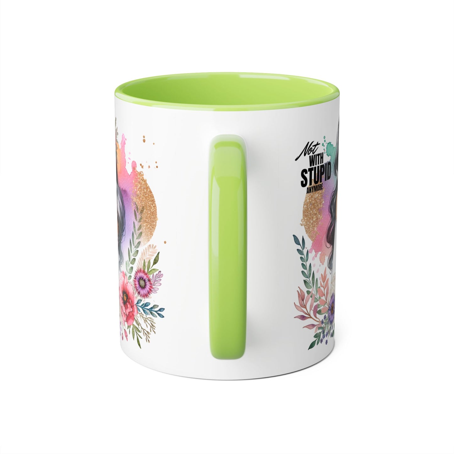 Mug - Not With Stupid Anymore Humoristic 11oz Accent Mug