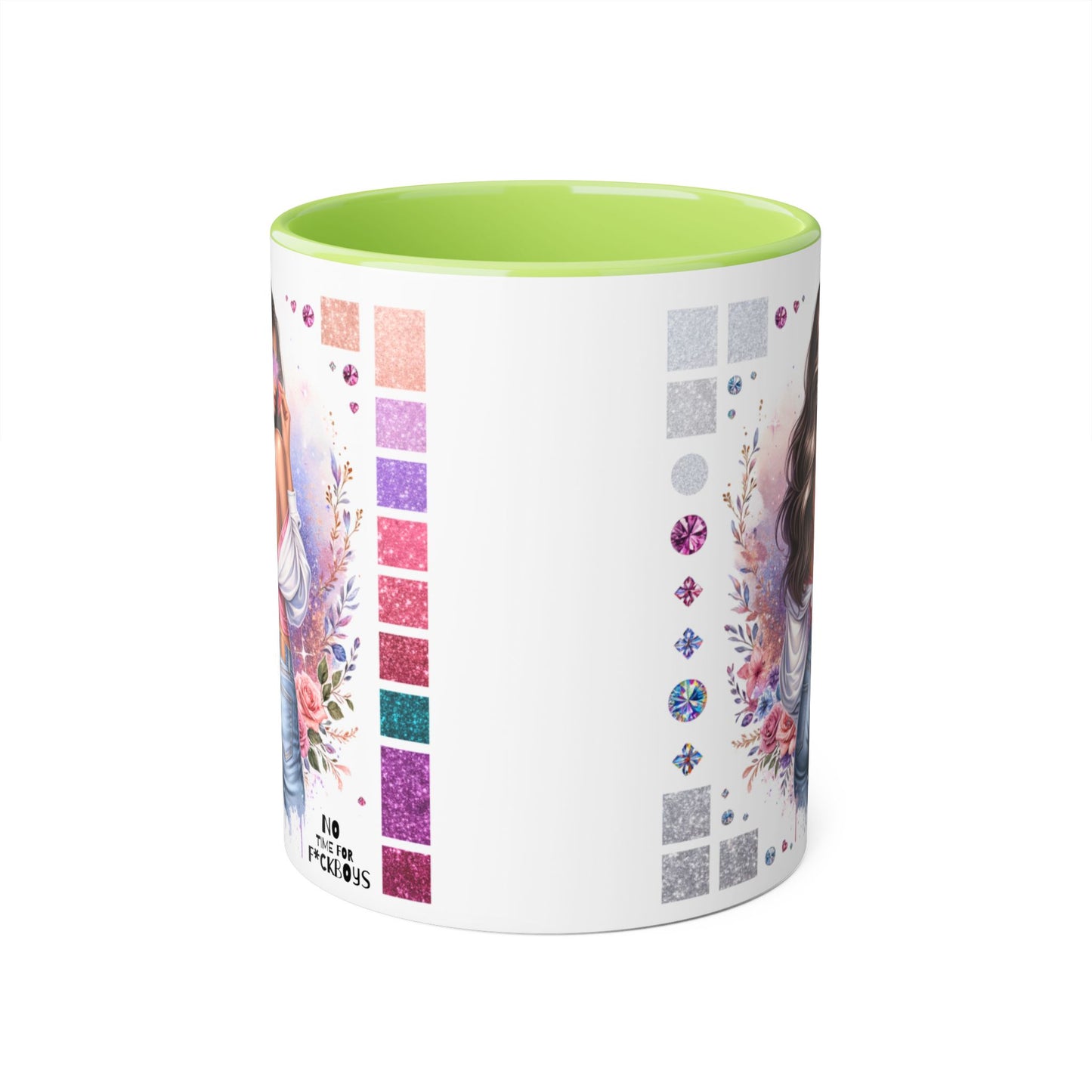 Funny Accent Mug - No Time For F*boys 11oz
