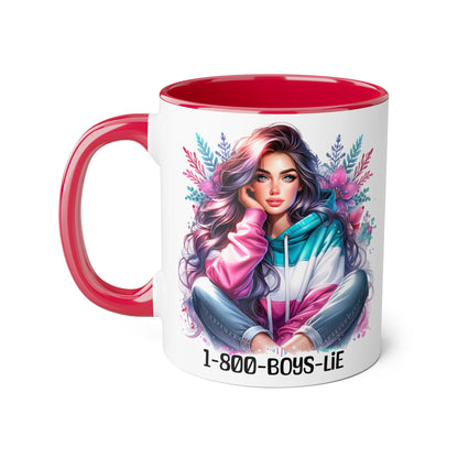 1-800-BOYS-LIE Colorful Feminine Accent Mug with Floral Design - Perfect for Stylish Coffee Lovers, Unique Gift for Birthdays, Holidays, and [...]