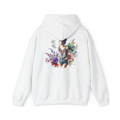 I Don`t  Make Mistakes, I Just Date Them Whimsical Floral Sweatshirt, Unisex Hoodie, Cozy Apparel, Gift for Her, Casual Wear, Spring Fashion