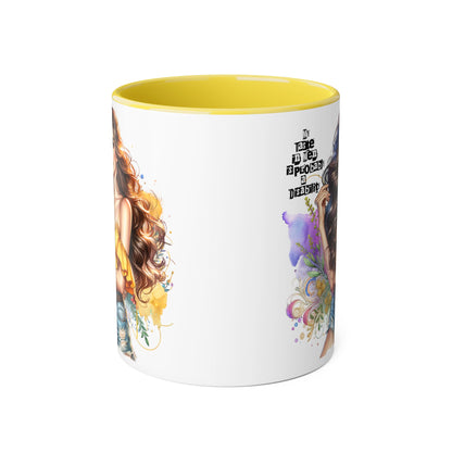 Funny Accent Mug - My Taste in Men is Probably a Disability Humor 11oz Cup