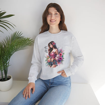 I Don`t  Make Mistakes, I Just Date Them Floral Fantasy Crewneck Sweatshirt, Boho Sweatshirt, Spring Fashion, Gift for Her, Cute Sweatshirt, Cozy Wear