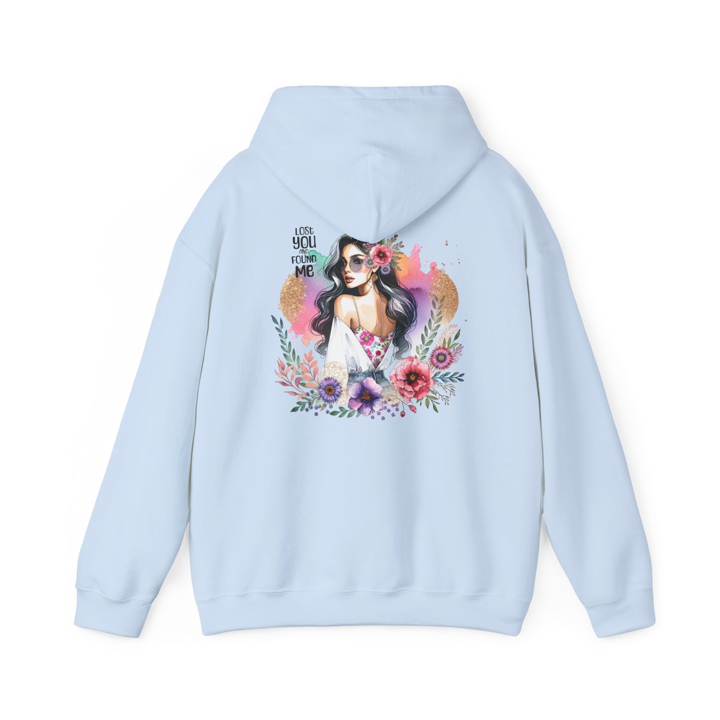 Breakup Hoodie - Unisex Hooded Sweatshirt Lost You and Found Me Design