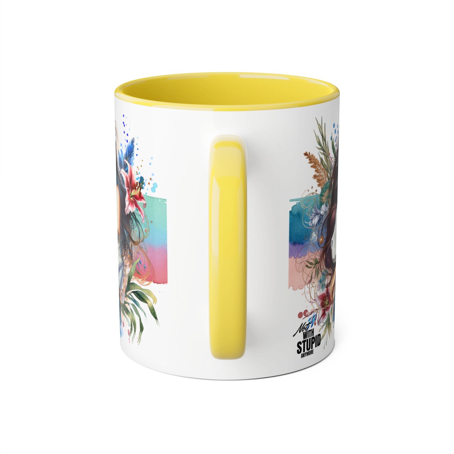 Mug - Not With Stupid Anymore Humoristic 11oz Accent Mug