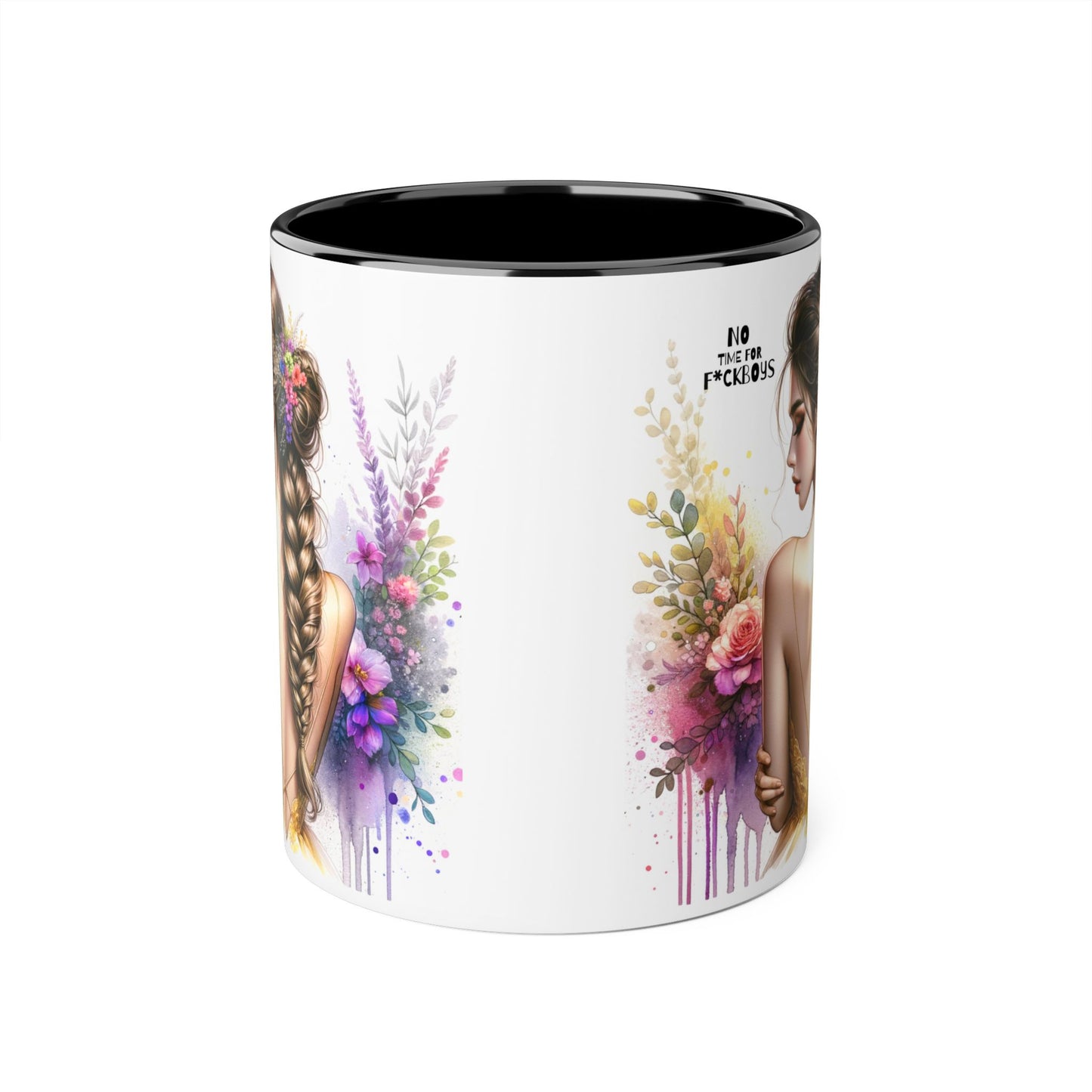 Funny Accent Mug - No Time For F*boys 11oz