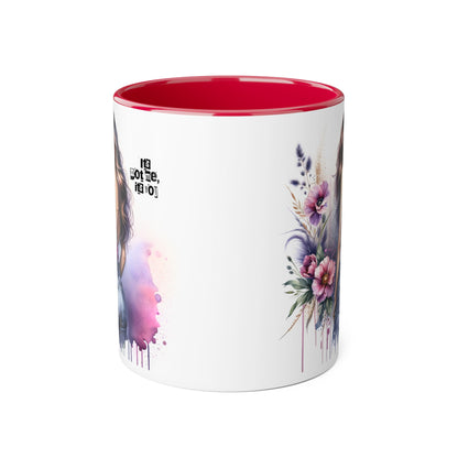 It's Not Me, It's You Humoristic Floral Art Accent Mug