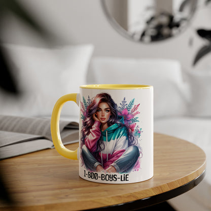 1-800-BOYS-LIE Colorful Feminine Accent Mug with Floral Design - Perfect for Stylish Coffee Lovers, Unique Gift for Birthdays, Holidays, and [...]