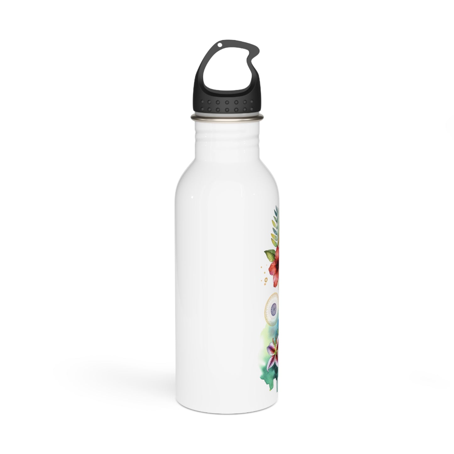 I Don't Make Mistakes, I Date Them Vibrant Stainless Steel Water Bottle, Colorful Travel Mug, Eco-Friendly Fitness Bottle, Artisanal Drinkware, Floral Design Hydration Bottle