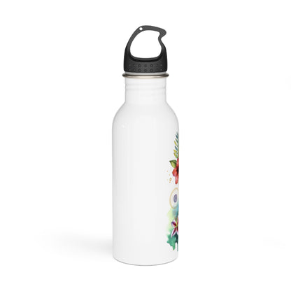I Don't Make Mistakes, I Date Them Vibrant Stainless Steel Water Bottle, Colorful Travel Mug, Eco-Friendly Fitness Bottle, Artisanal Drinkware, Floral Design Hydration Bottle