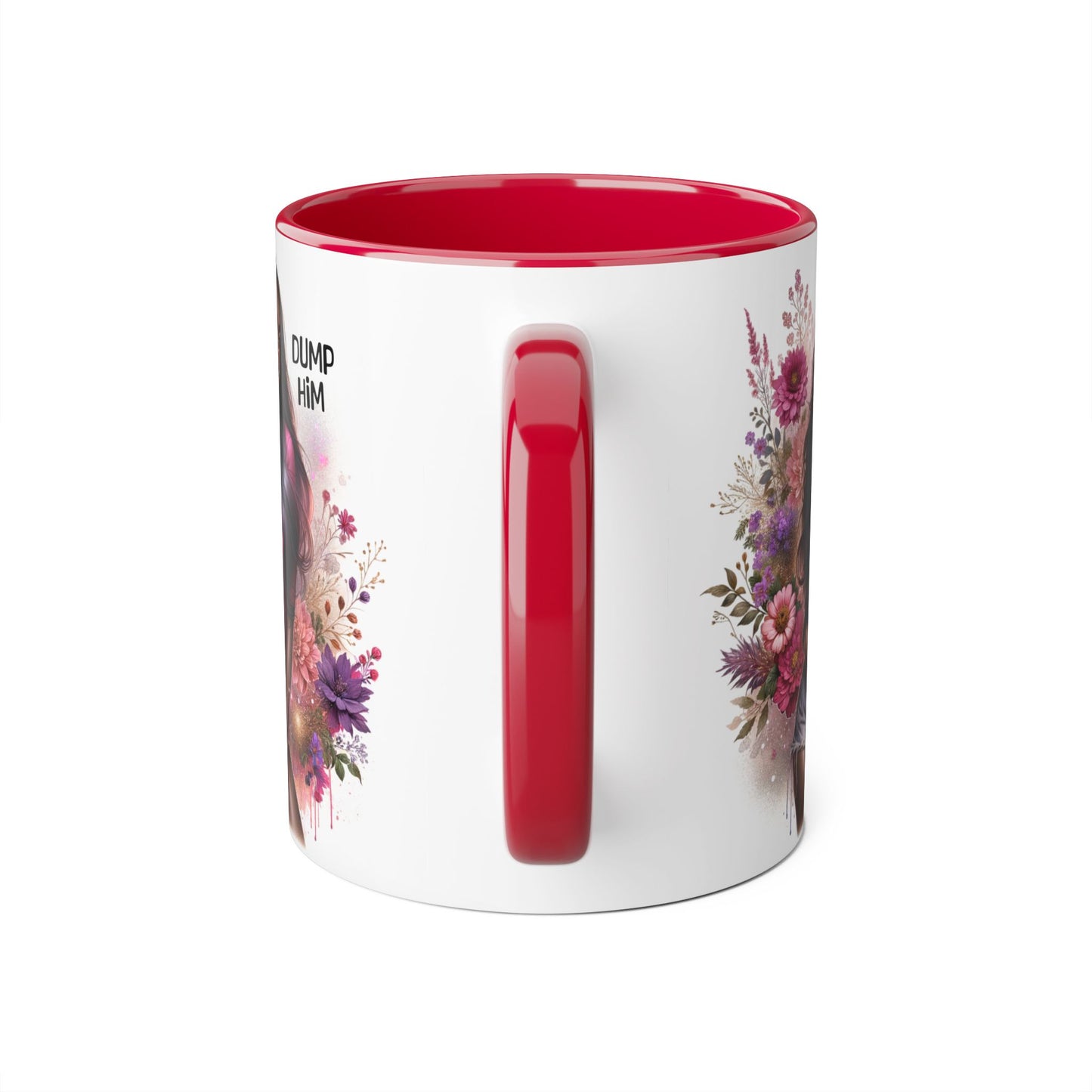 Dump Him Accent Mug