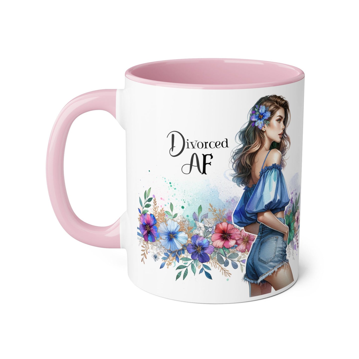 Divorced AF Accent Mug | Floral Design | Coffee Cup for Empowerment | Gift for Divorcees | Self-Care Mug | Celebrating New Beginnings [...]