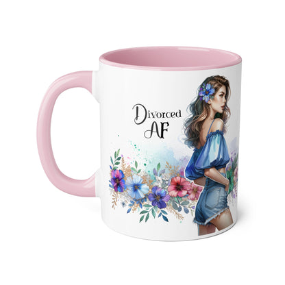 Divorced AF Accent Mug | Floral Design | Coffee Cup for Empowerment | Gift for Divorcees | Self-Care Mug | Celebrating New Beginnings [...]